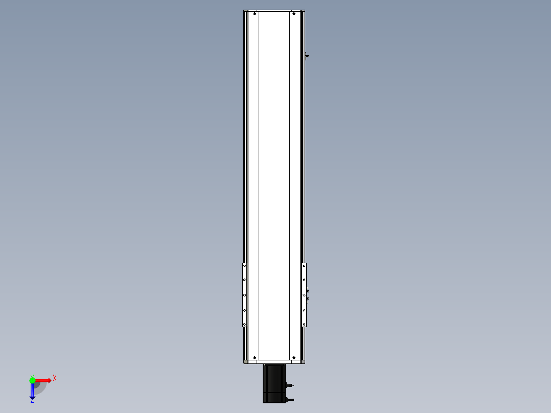 Toyo东佑达直线模组-ETH22-850-BC-750W俯视图