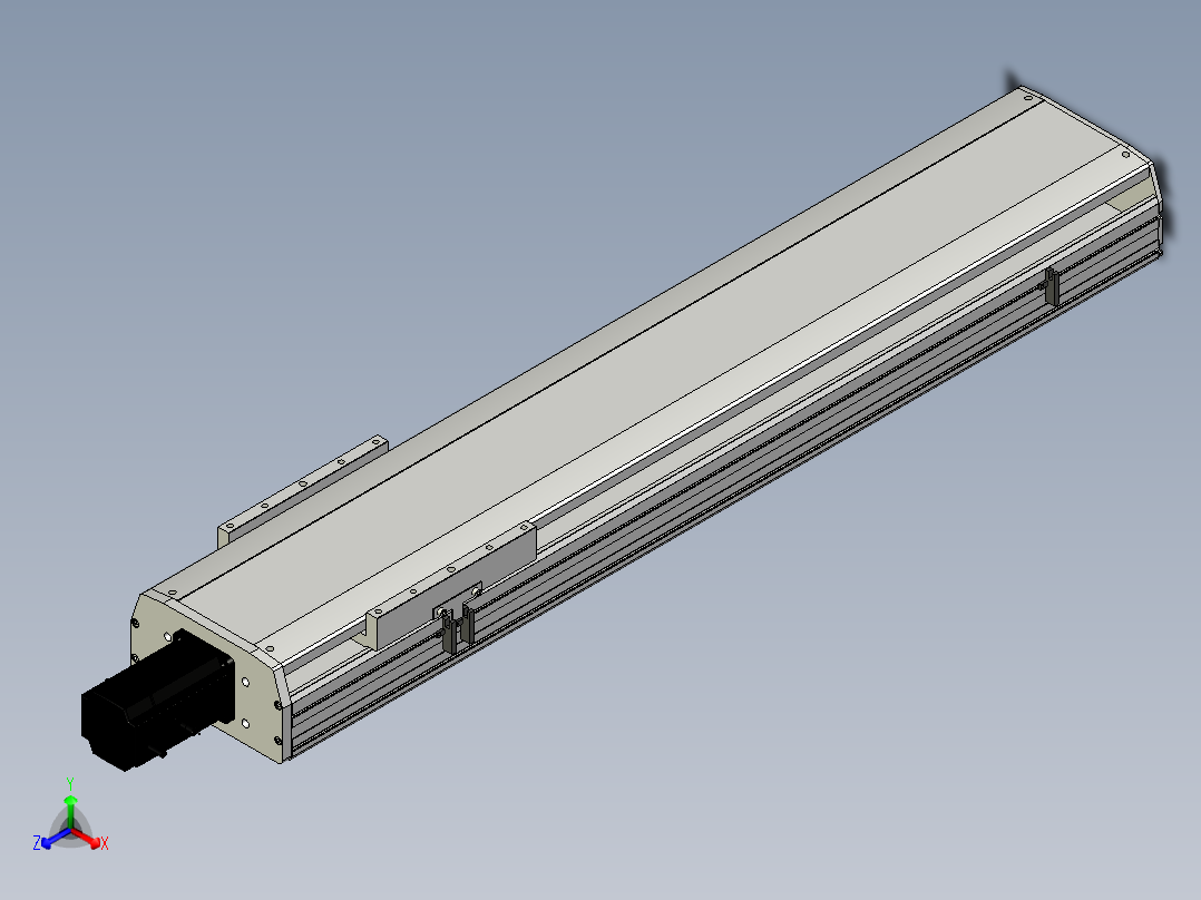 Toyo东佑达直线模组-ETH22-850-BC-750W正等轴测图