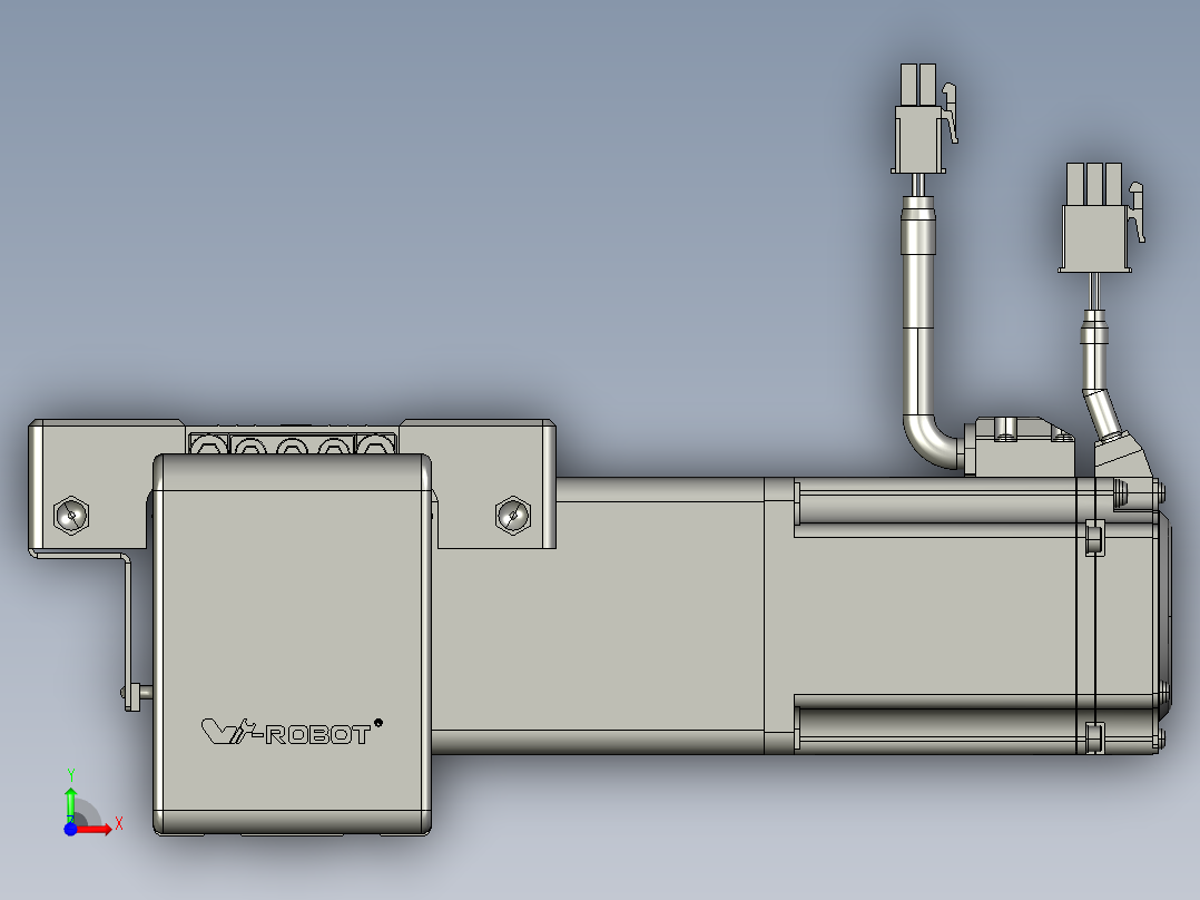 威洛博直线电机模组EB6-L140-S850-R-P40-MS3前视图