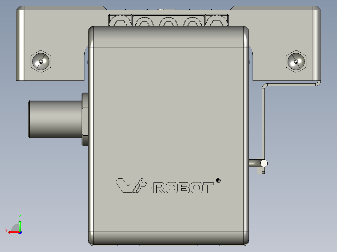 威洛博直线电机模组EB6-L140-S1050-光轴后视图