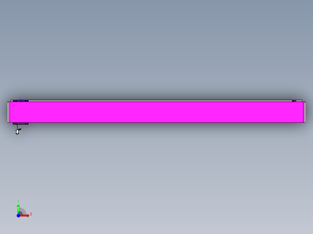 威洛博VL系列直线电机模组-VL22H2-S2850前视图