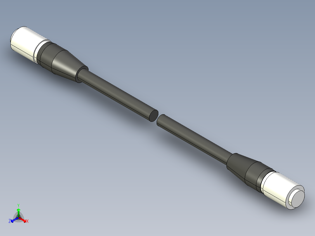 基恩士CA-CN3_10_17_X_kc图纸模型主视图