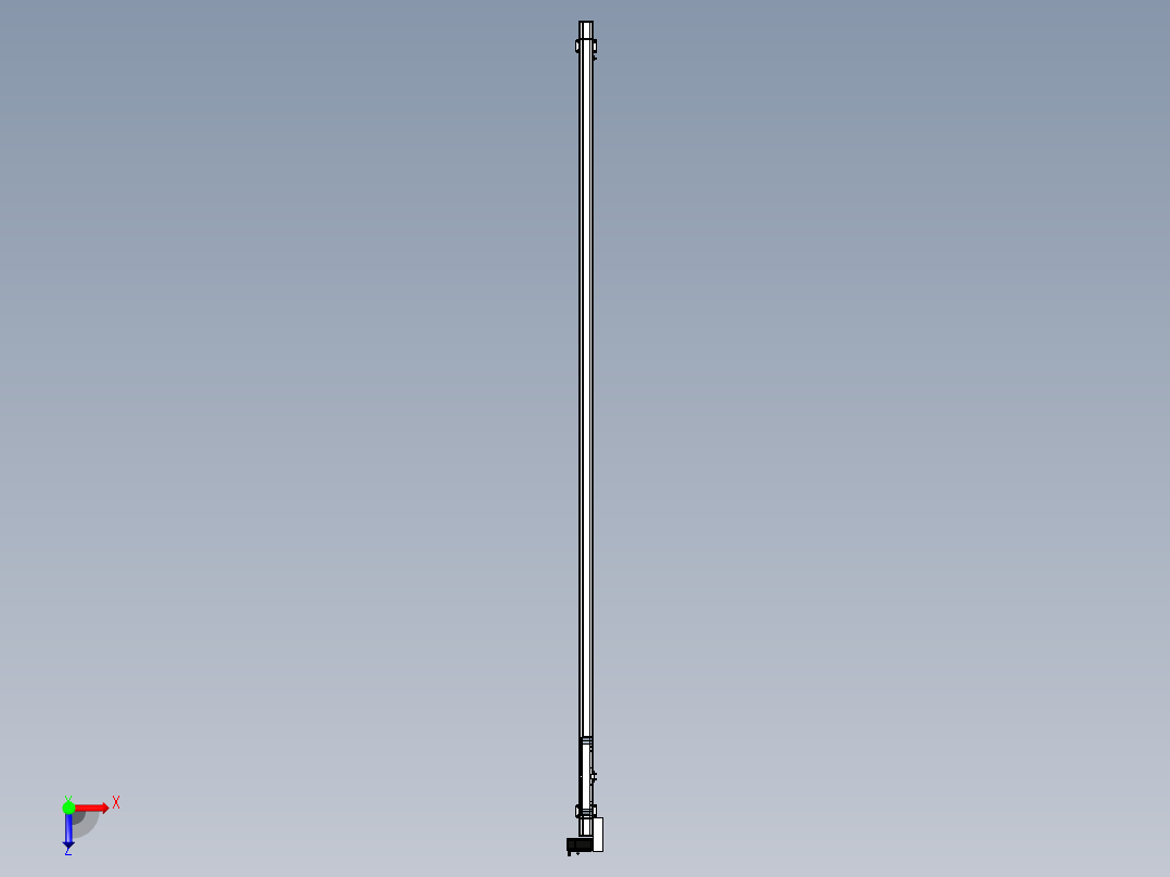 Toyo东佑达直线模组-M65-M-3300-R-M40-C4俯视图