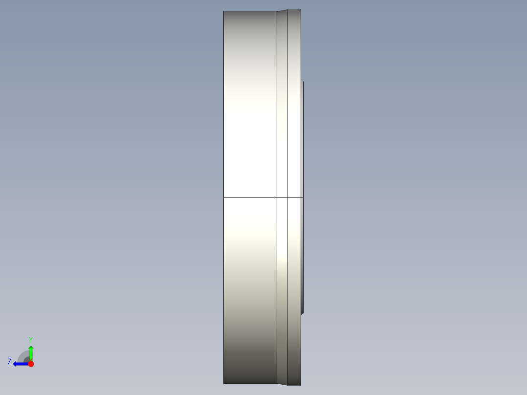 KOSMEKVSB160-C多系列多零件图纸模型多系列多零件图纸模型右视图
