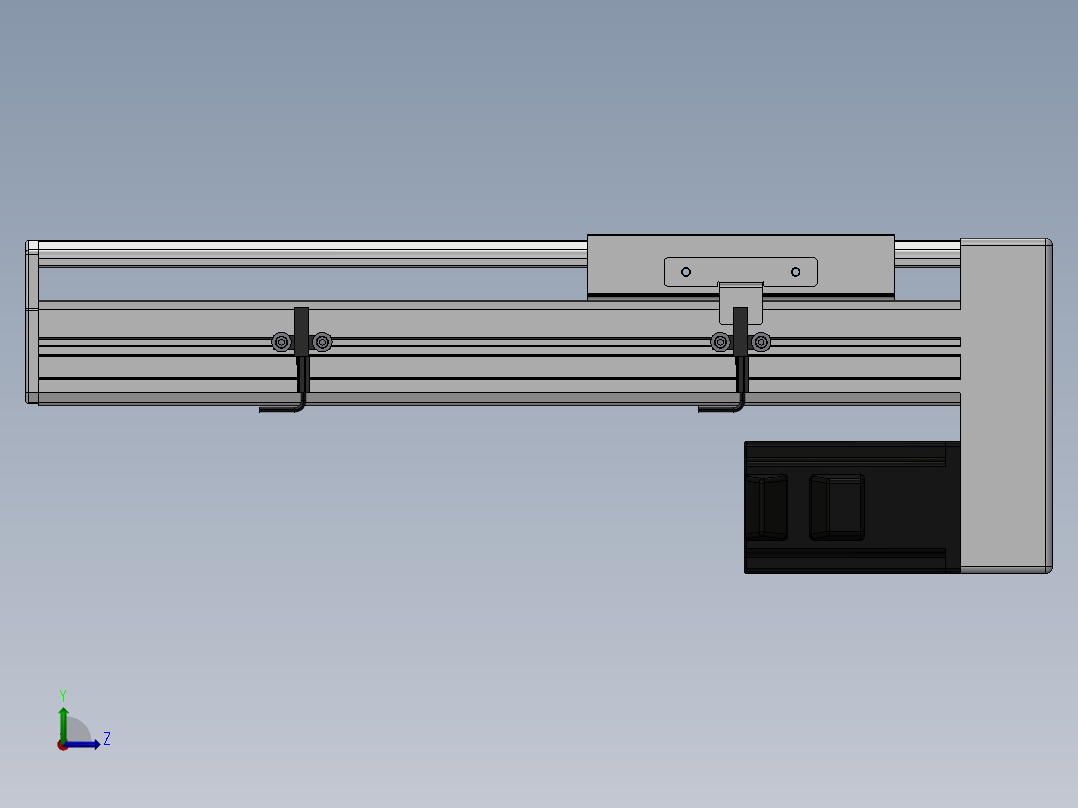 精密模组MY140-T10-200L-BM-P40B-C4-C左视图