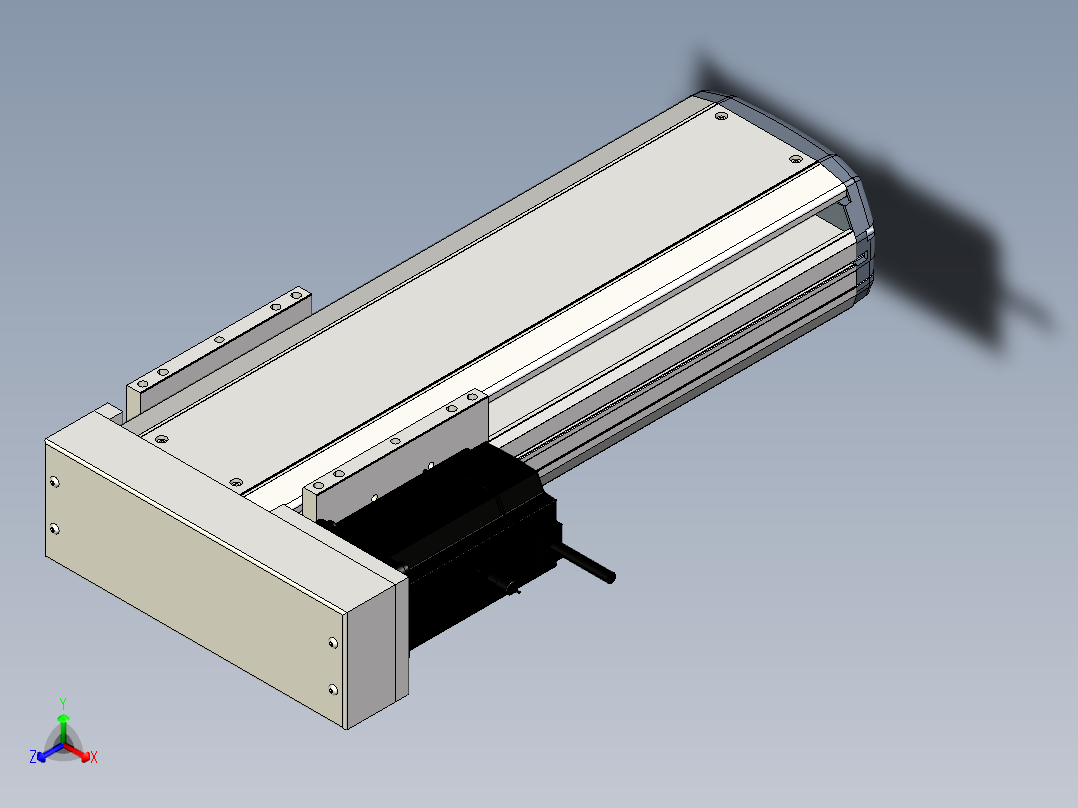 Toyo东佑达直线模组-ETH17-300-BL-M75正等轴测图