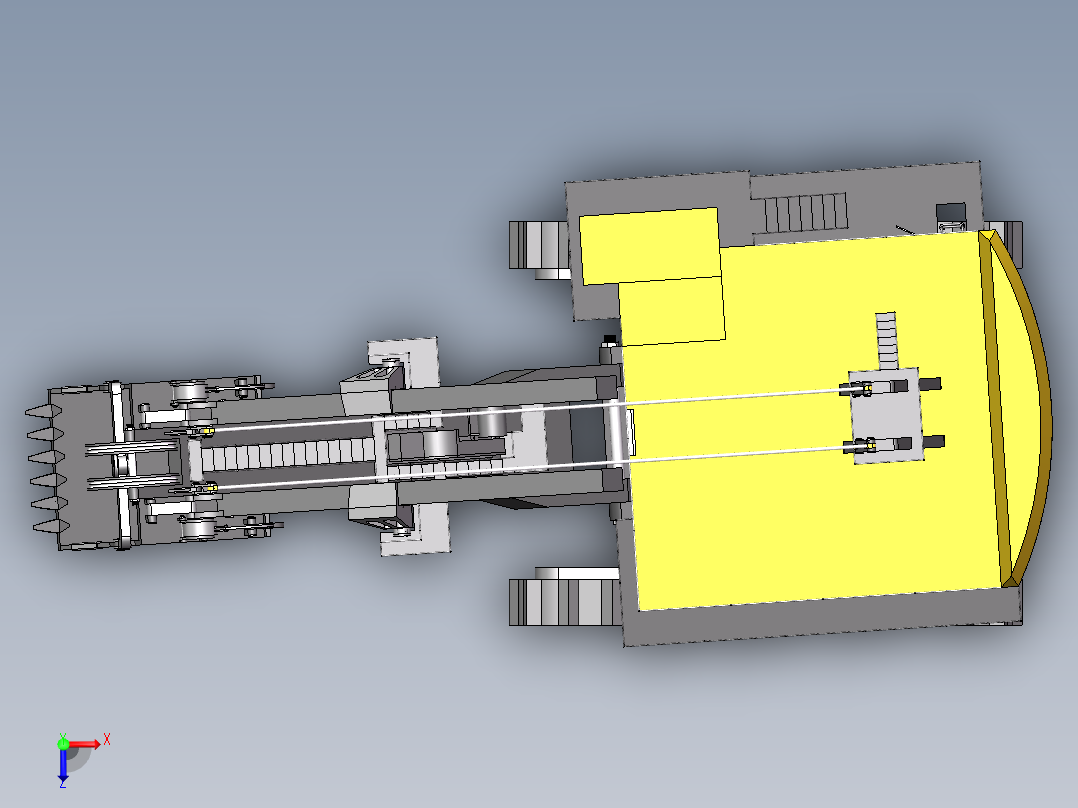 矿用挖掘机1298626俯视图