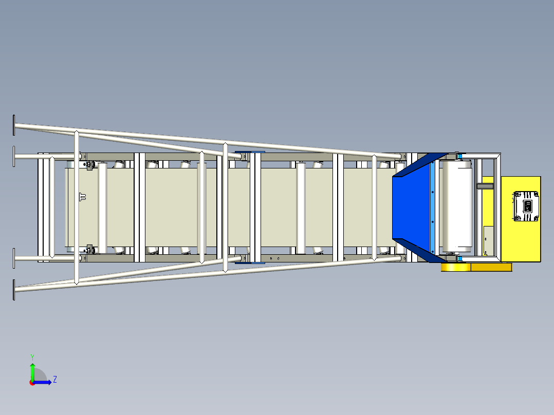 输送机砂 6米左视图