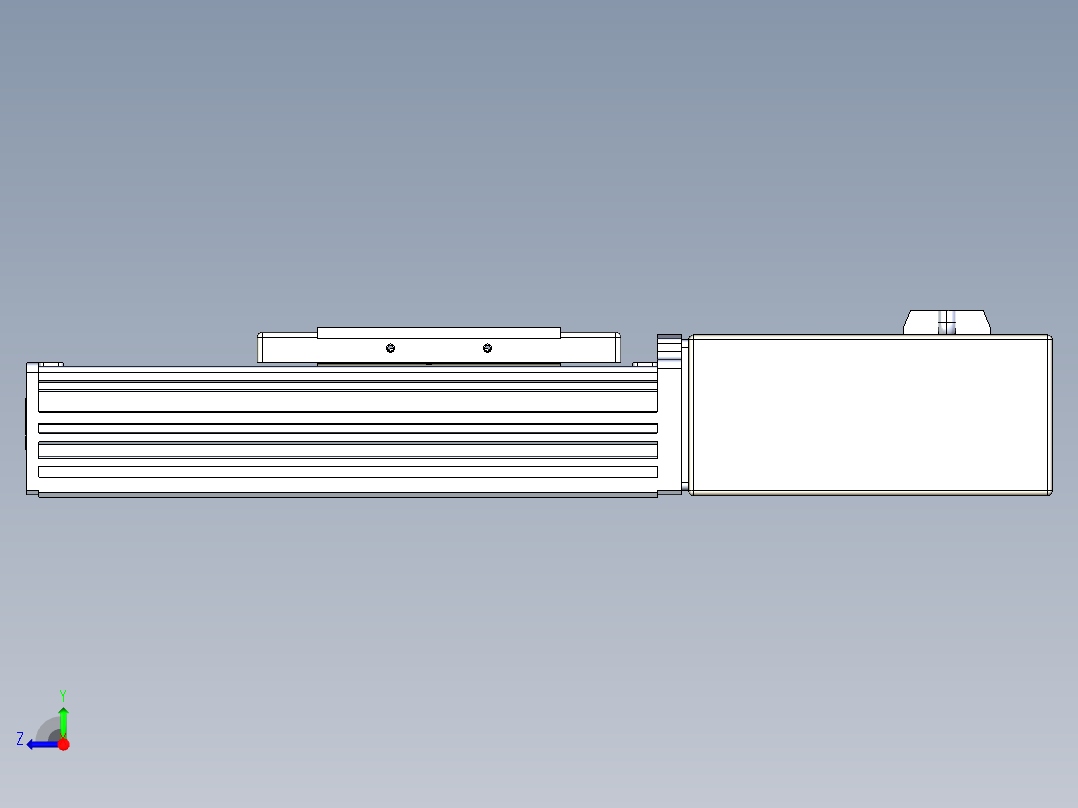 同步带全封闭直线模组TPA-HCB-110D-90-L50-ML-C-P40-N3右视图