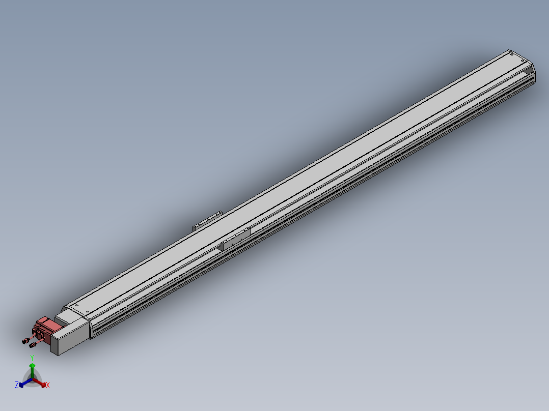 精密模组MT170-L125-2200-R-M75-C4正等轴测图