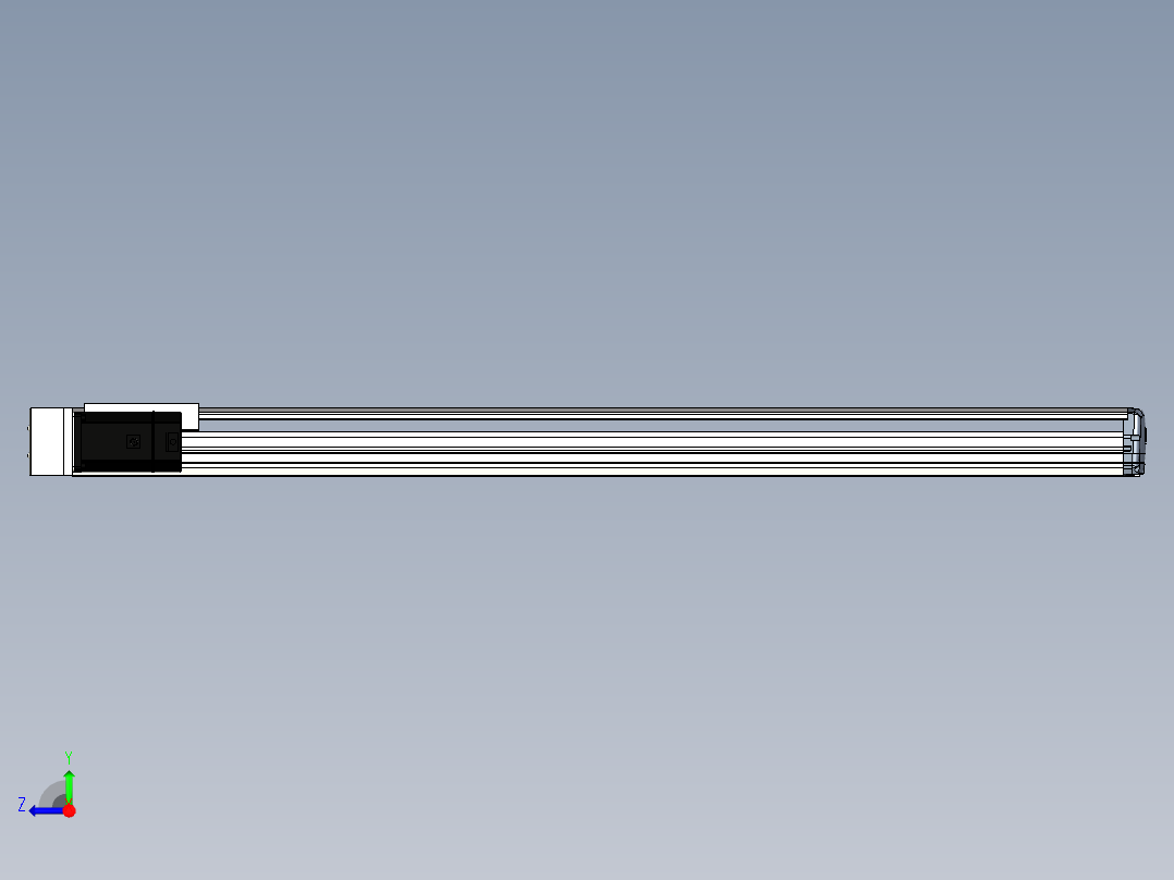 Toyo东佑达直线模组-ETH17-1200-BL-M75右视图