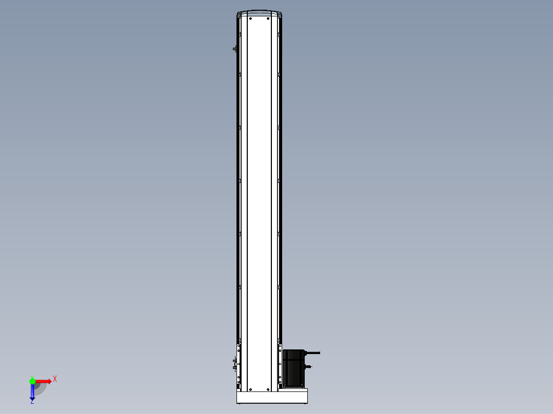 Toyo东佑达直线模组-ETH17-1200-BL-M75俯视图