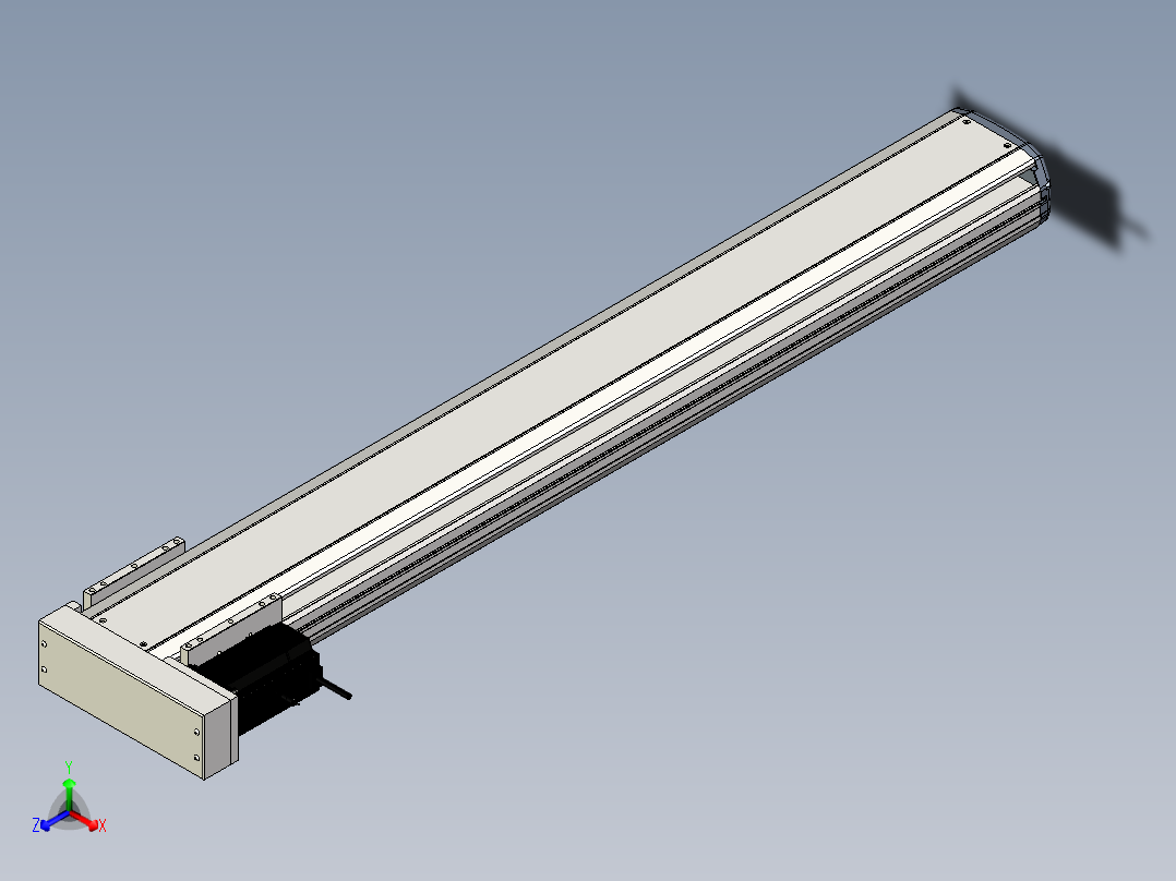 Toyo东佑达直线模组-ETH17-1200-BL-M75正等轴测图