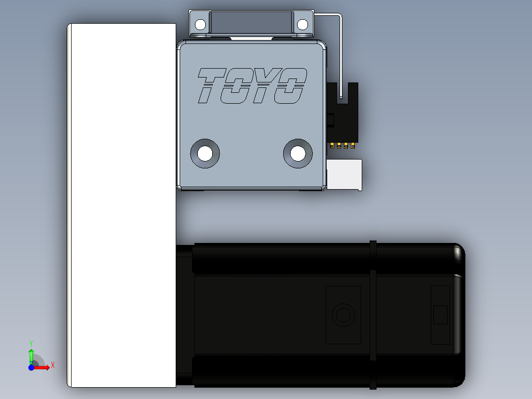 Toyo东佑达直线模组-M65-M-1500-LD-M40-C4前视图