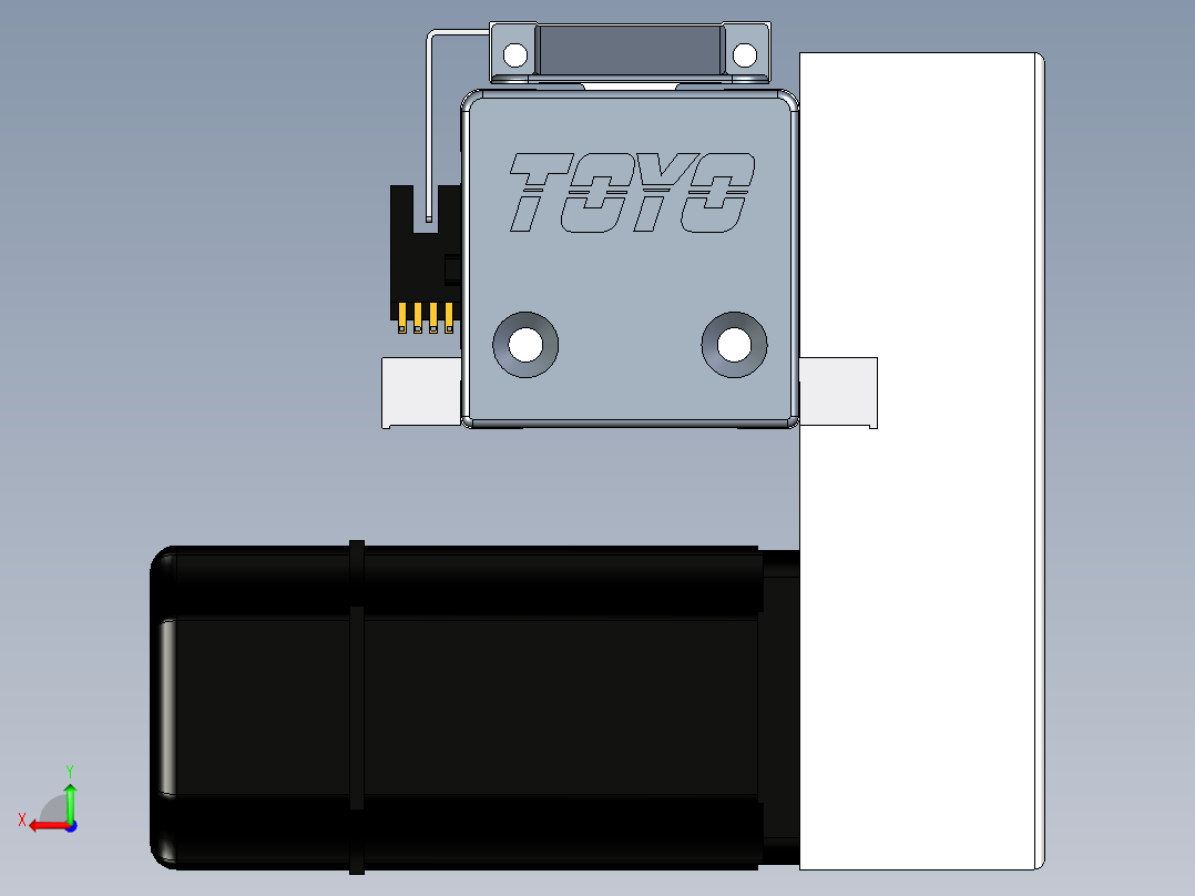 Toyo东佑达直线模组-M65-M-1500-LD-M40-C4后视图