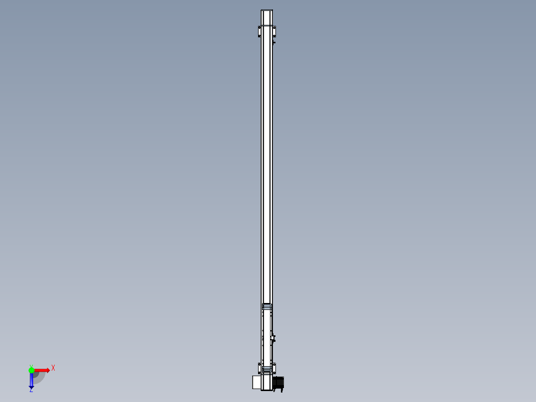 Toyo东佑达直线模组-M65-M-1500-LD-M40-C4俯视图