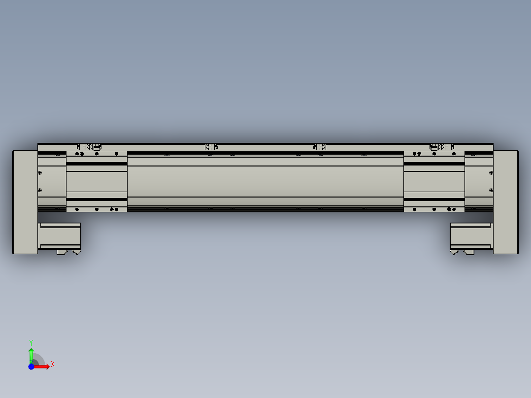 威洛博双电机滑台-VF14D2-S250-BLR-P40-C6前视图