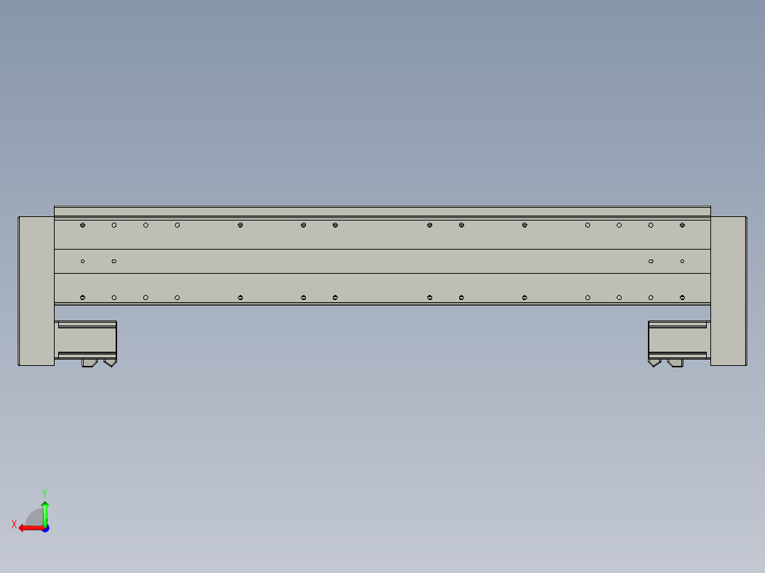 威洛博双电机滑台-VF14D2-S250-BLR-P40-C6后视图