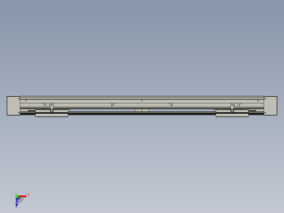 威洛博双电机滑台-VF14D2-S250-BLR-P40-C6俯视图