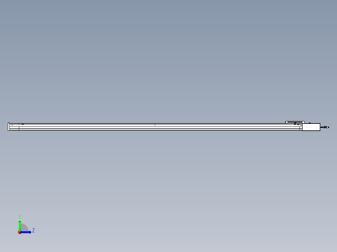 威洛博LB.GB同步带传动--欧规系列LB6A-L65-S2400-BR左视图