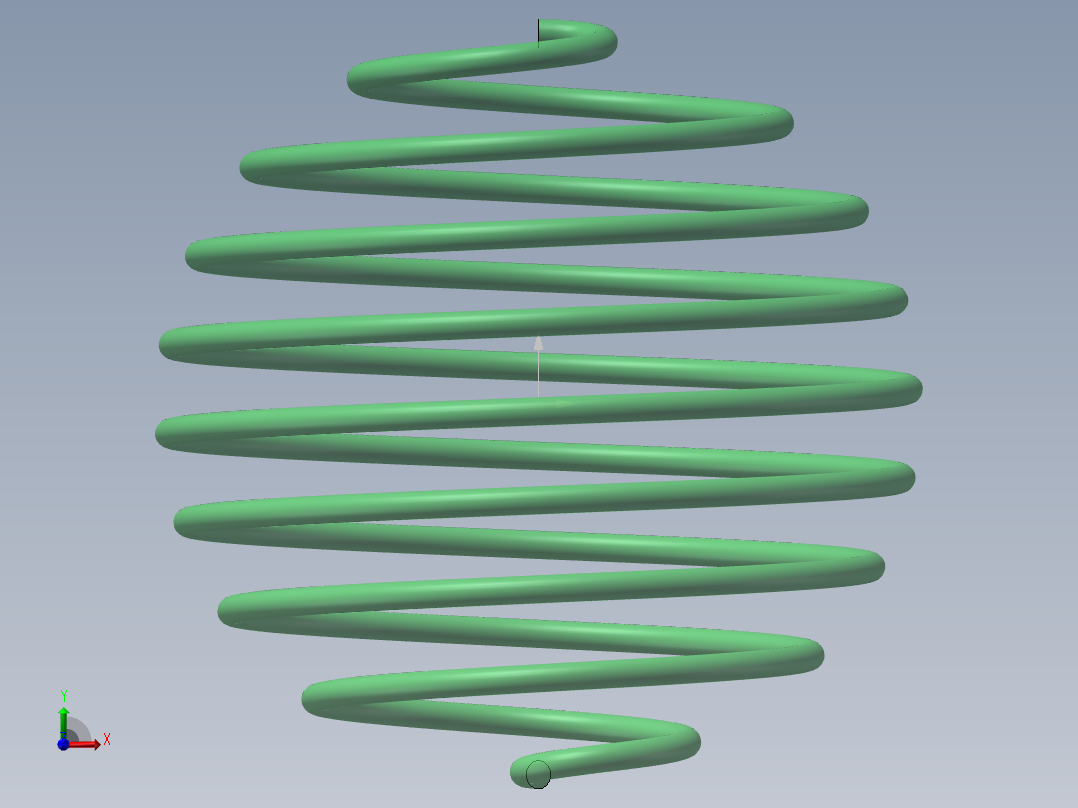 球形弹簧前视图