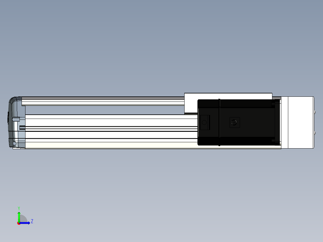 Toyo东佑达直线模组-ETH17-250-BR-M75左视图