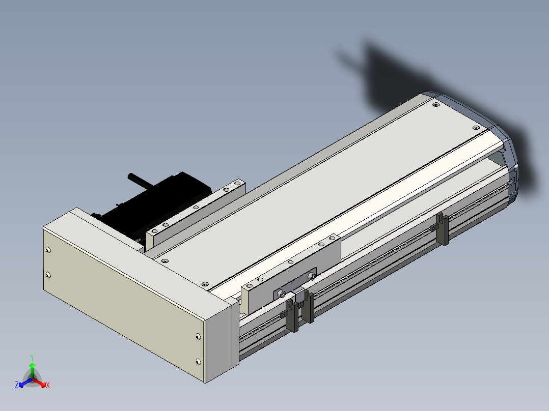 Toyo东佑达直线模组-ETH17-250-BR-M75正等轴测图