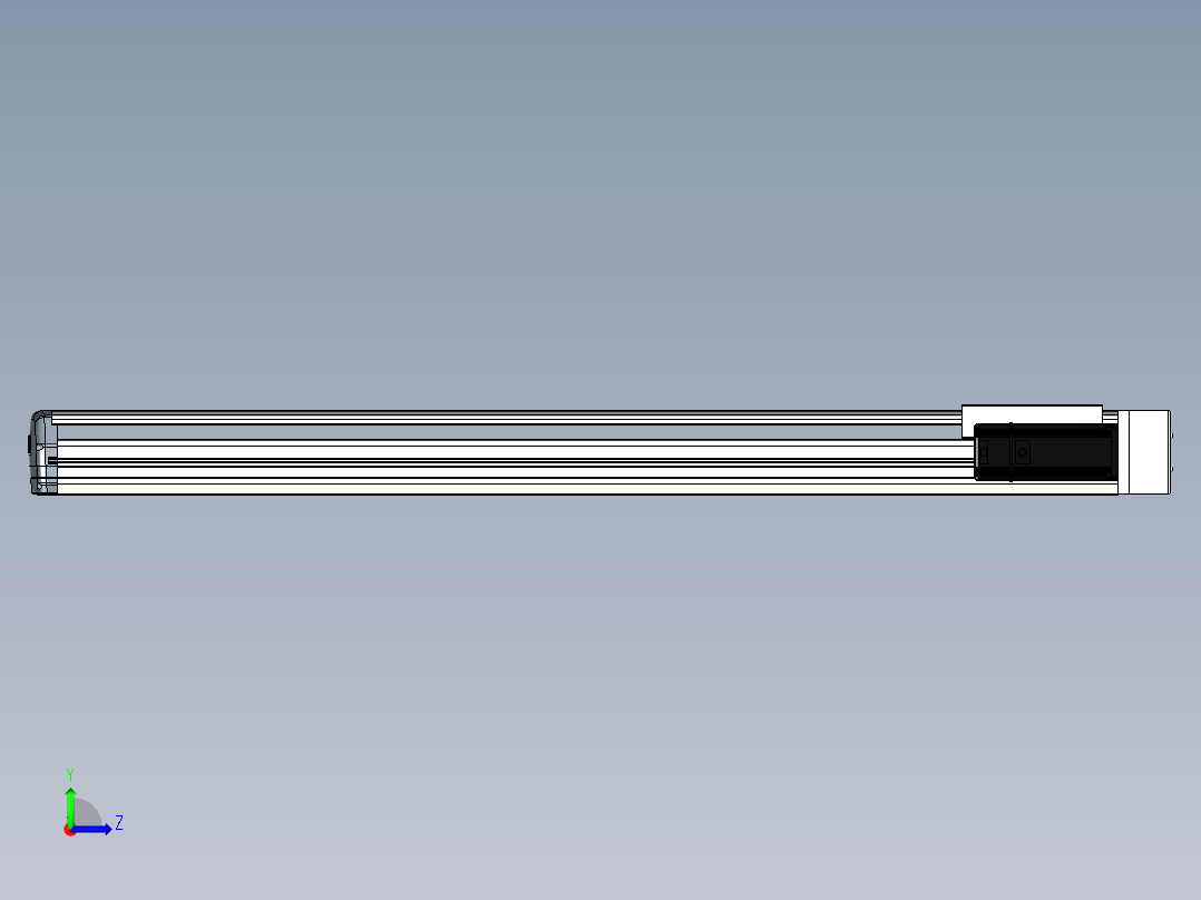 Toyo东佑达直线模组-ETH17-950-BR-M40B左视图