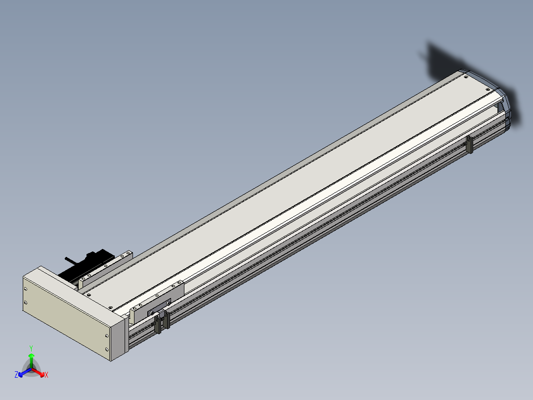 Toyo东佑达直线模组-ETH17-950-BR-M40B正等轴测图