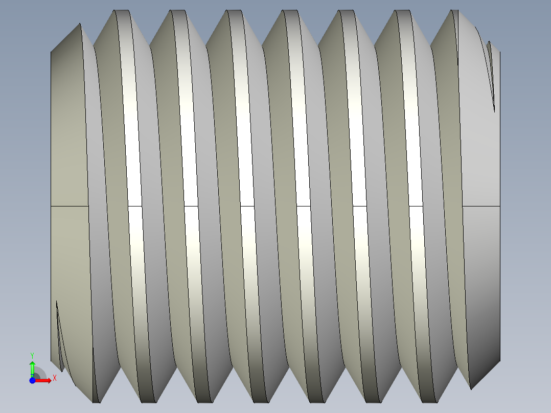 DIN 913-ISO 4026 固定螺钉-M14 L=16.STEP前视图