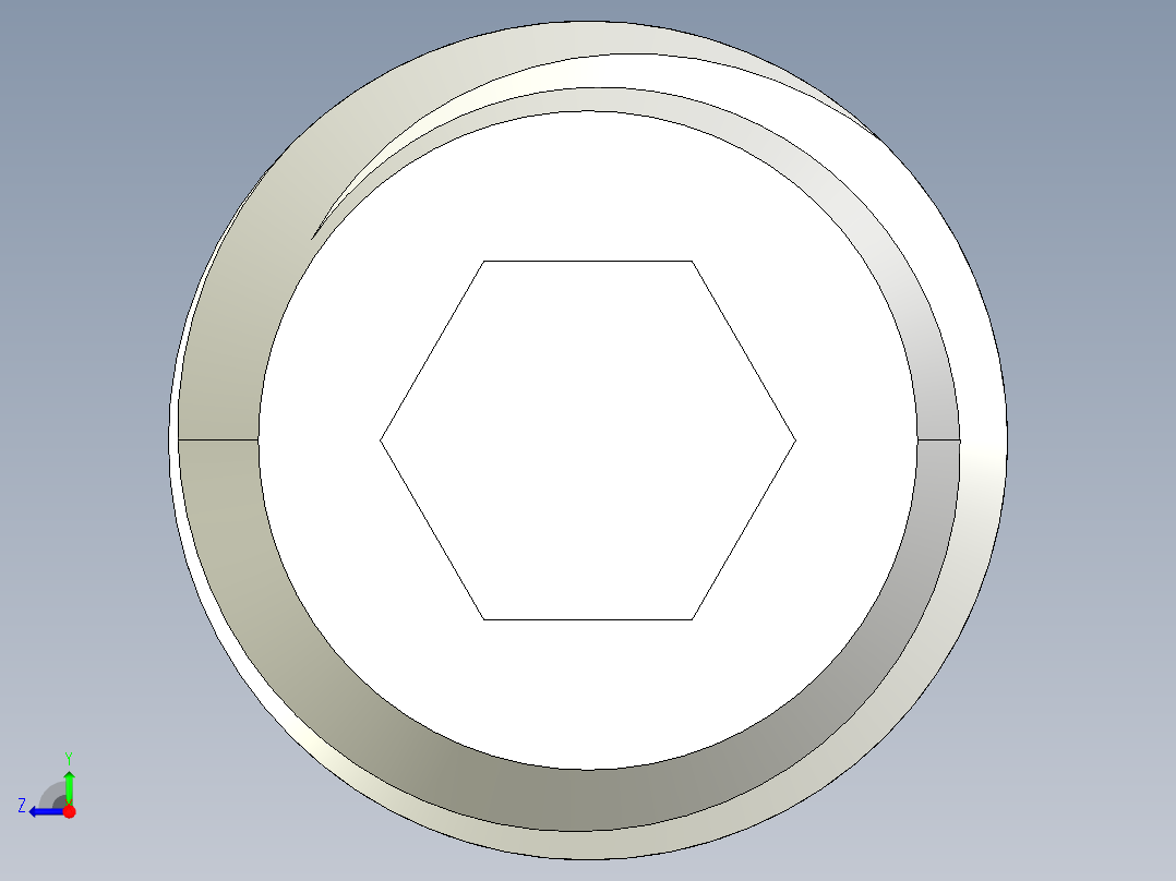 DIN 913-ISO 4026 固定螺钉-M14 L=16.STEP右视图