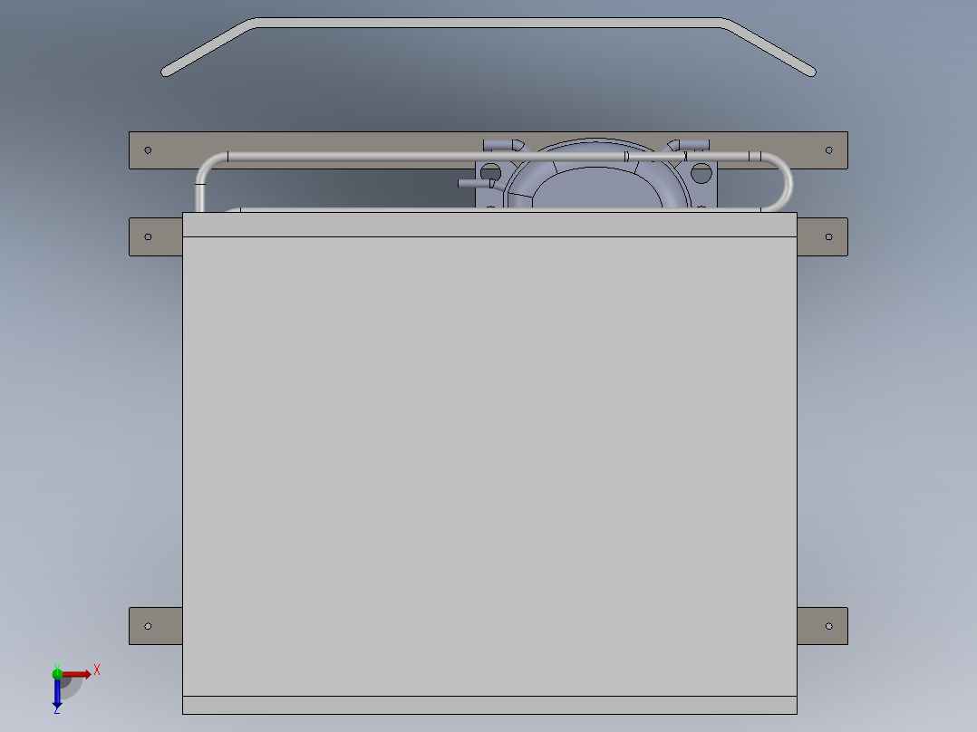 货架、保鲜保温展示柜俯视图