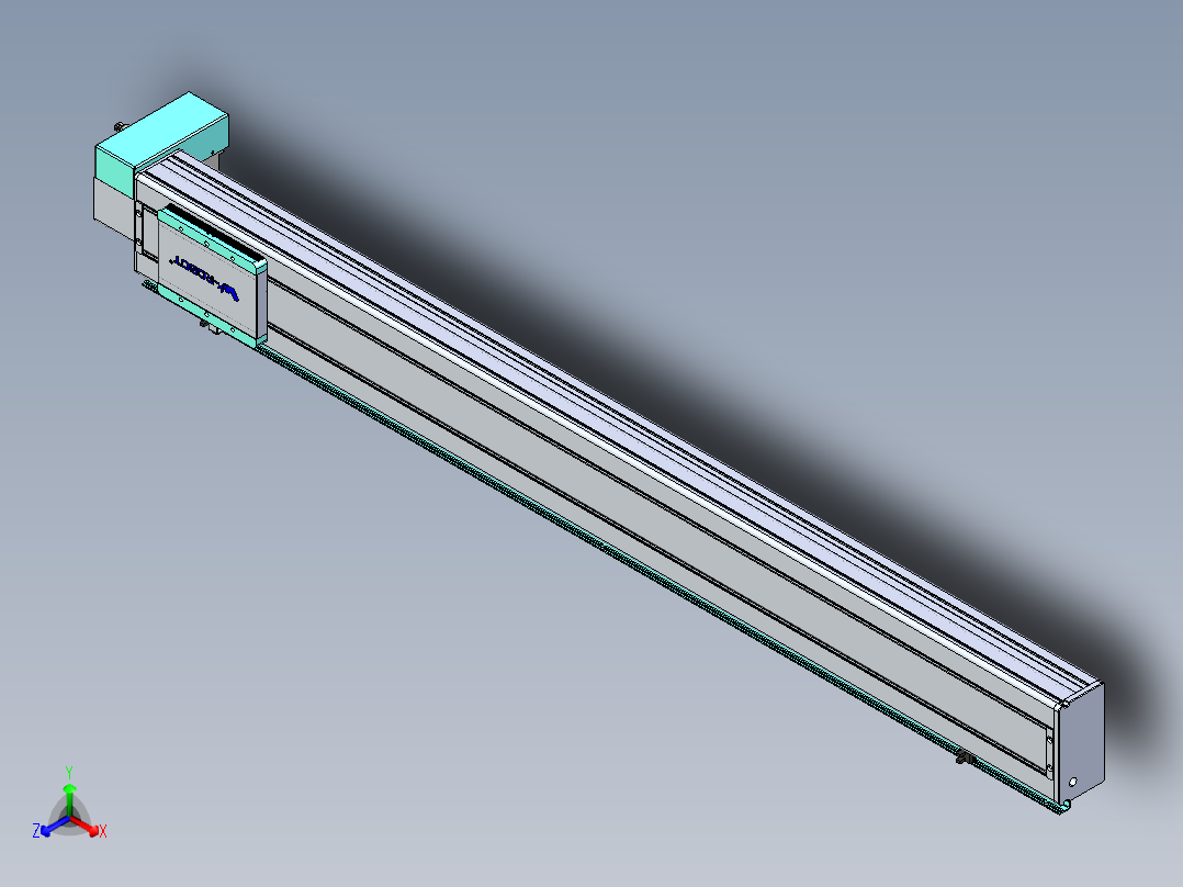 威洛博VBC同步带传动一无尘环境VBC14-L45-S1200-BRD-ZP40-C3主视图