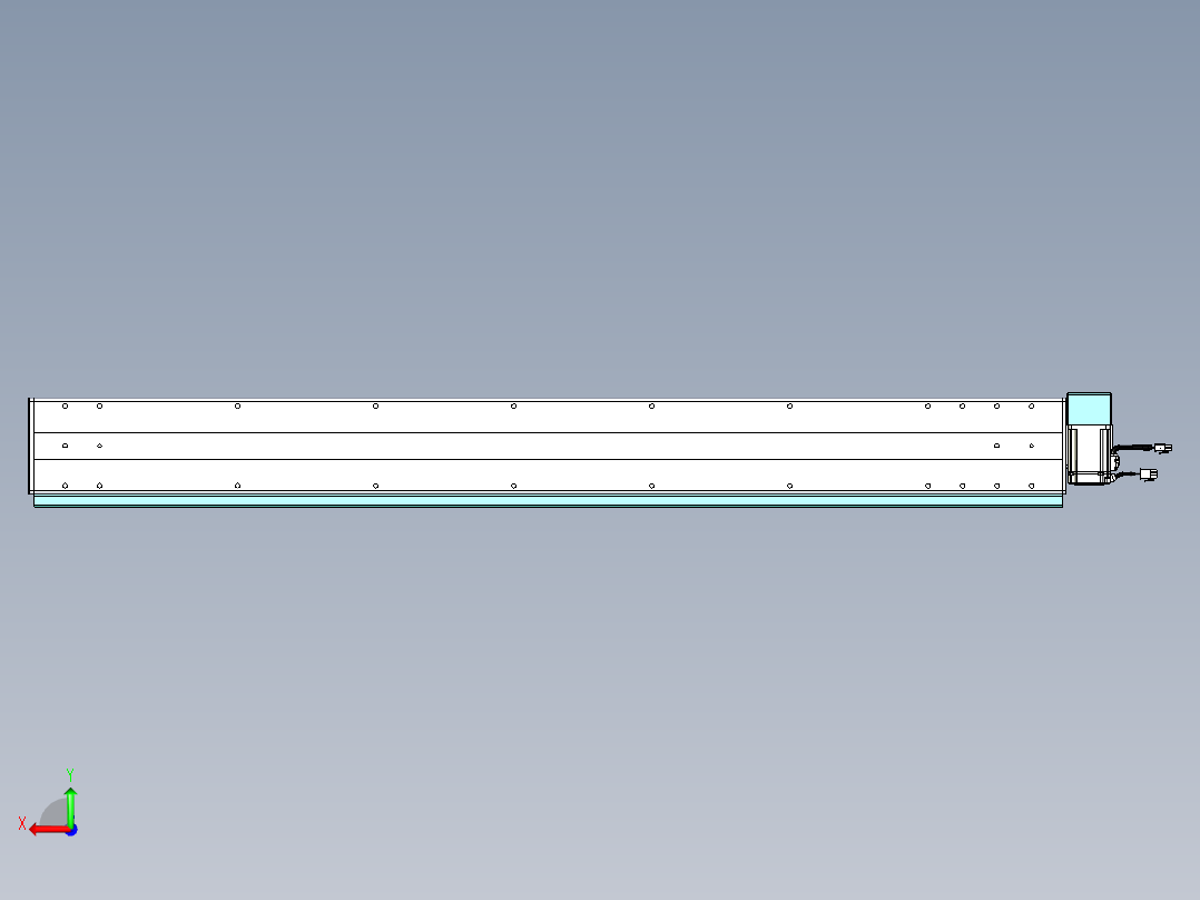 威洛博VBC同步带传动一无尘环境VBC14-L45-S1200-BRD-ZP40-C3后视图