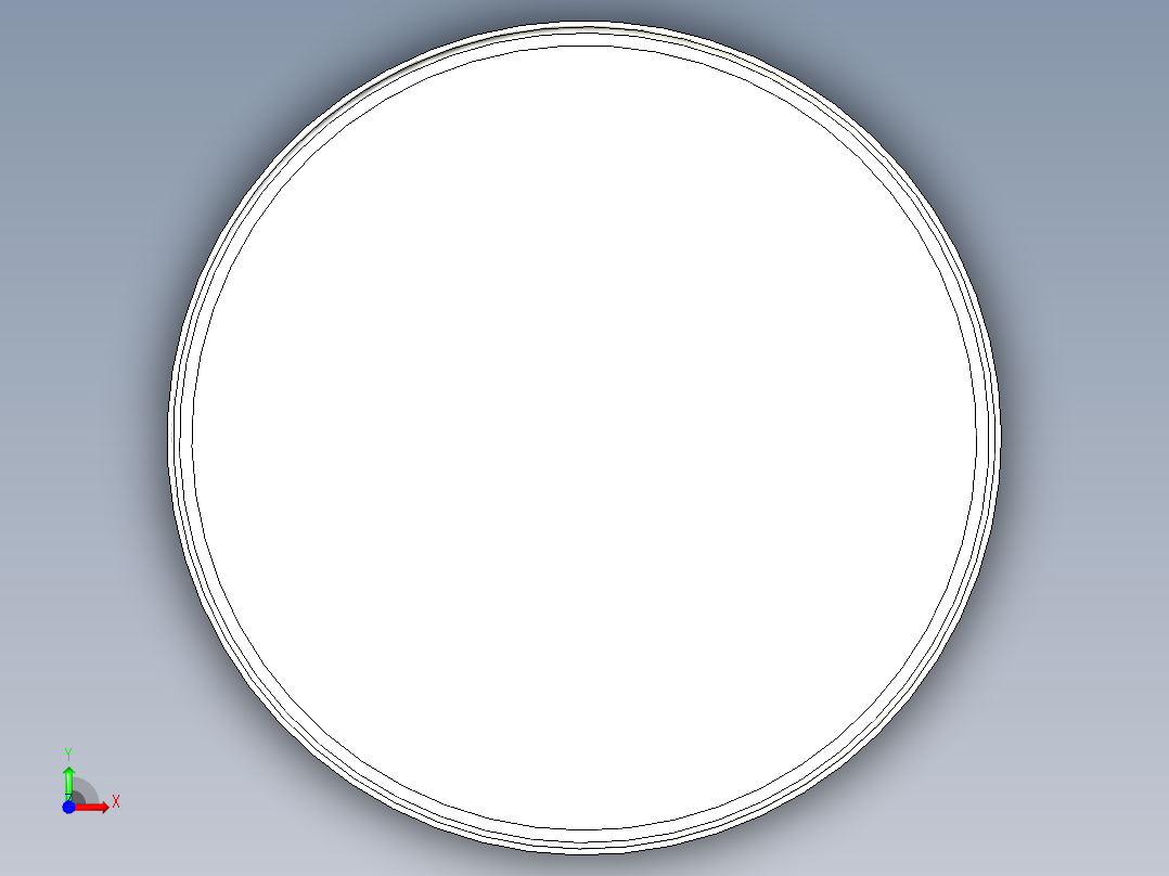 带塑料手柄的锅前视图