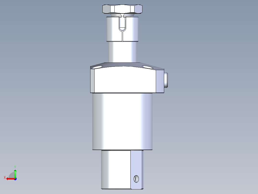 KOSMEKLHA0750-CLN多系列多零件图纸模型后视图