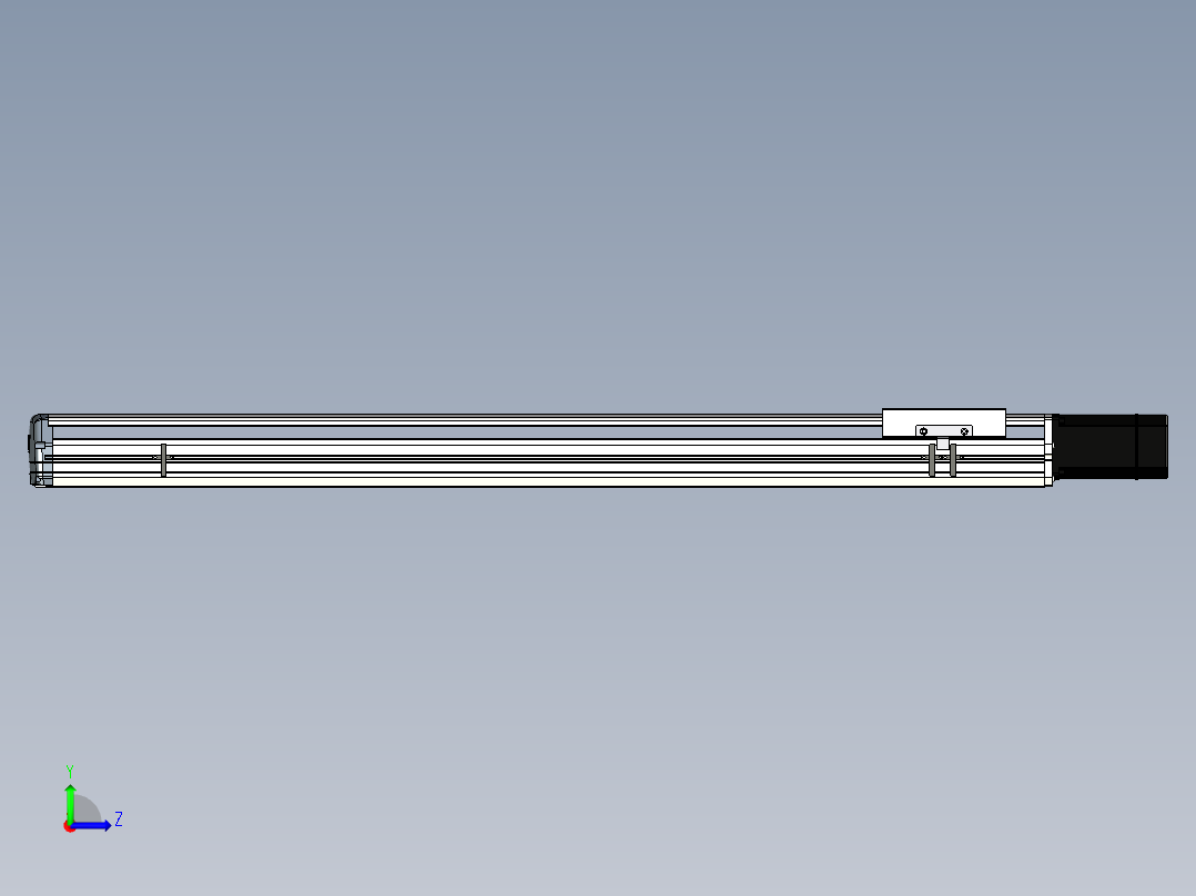Toyo东佑达直线模组-ETH17-1000-BC-M75-C4反左视图