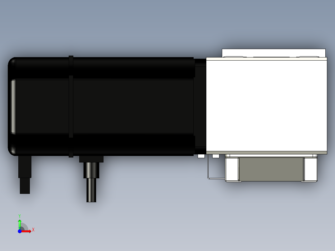 Toyo东佑达直线模组-M65M-X78-650-L-M40-C4前视图