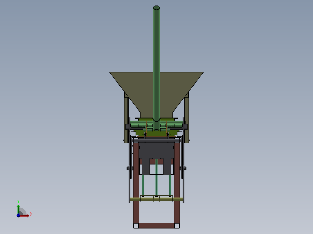 186混凝土砌块机前视图