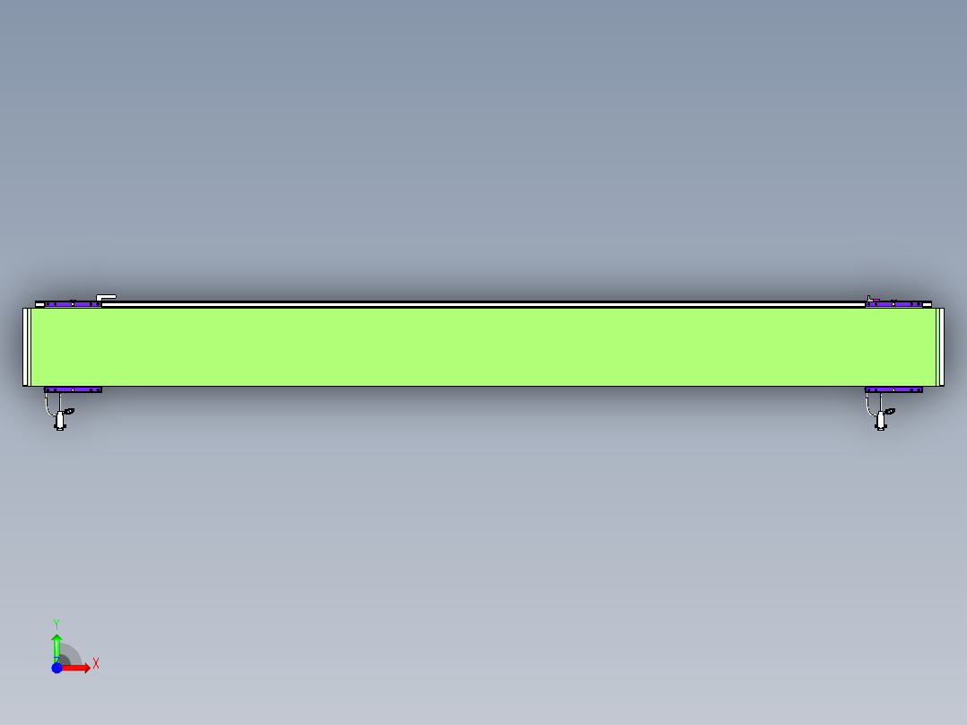 威洛博VL系列直线电机模组-2VL22H2-S2100前视图