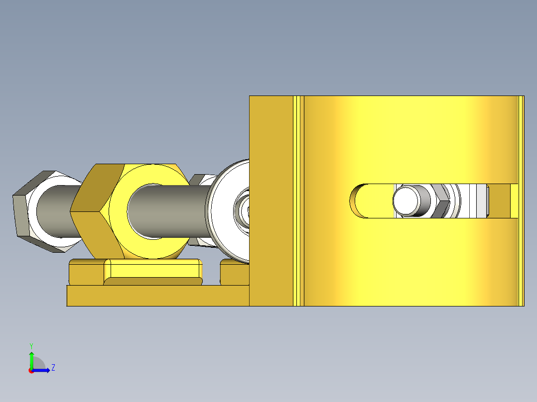 焊接曲线左视图