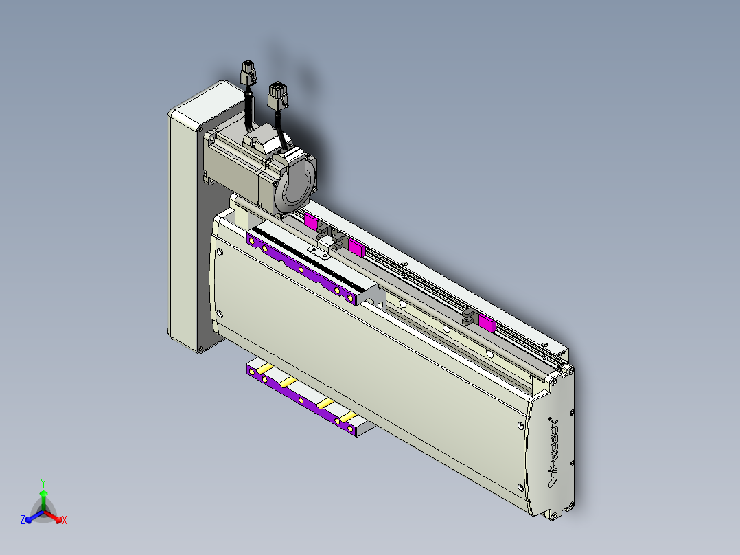 威洛博QF17-Lxx-C-S180-BR-ZP40-C3正等轴测图