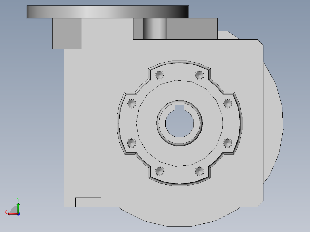 减速机W63后视图