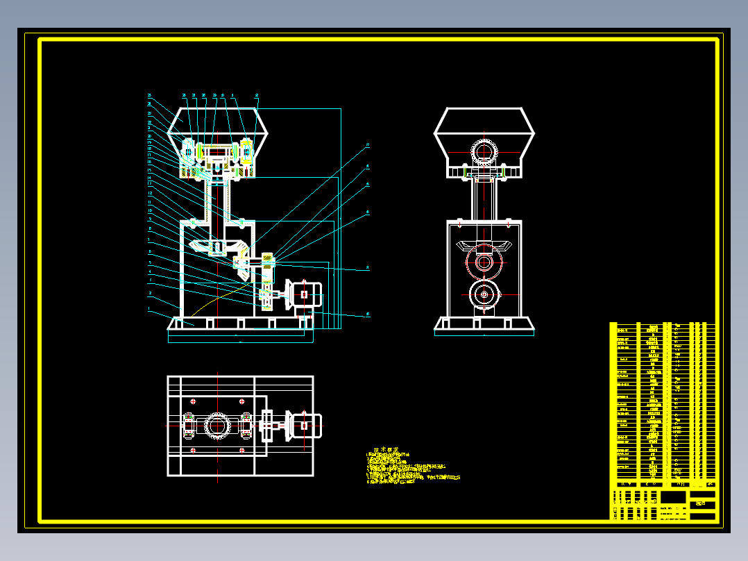 秸秆压块机的设计【优秀农业用机械设备全套课程含11张CAD图纸