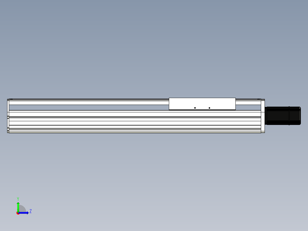 Toyo东佑达直线模组-ETH22-500-BC-400W左视图