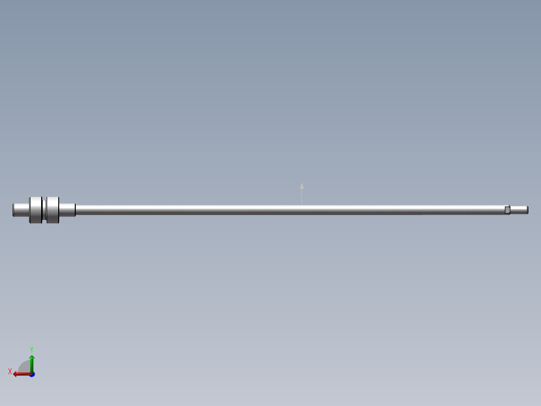 SMC手臂伸缩气缸32-500后视图
