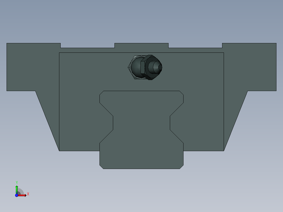NKZT往复式提升机前视图