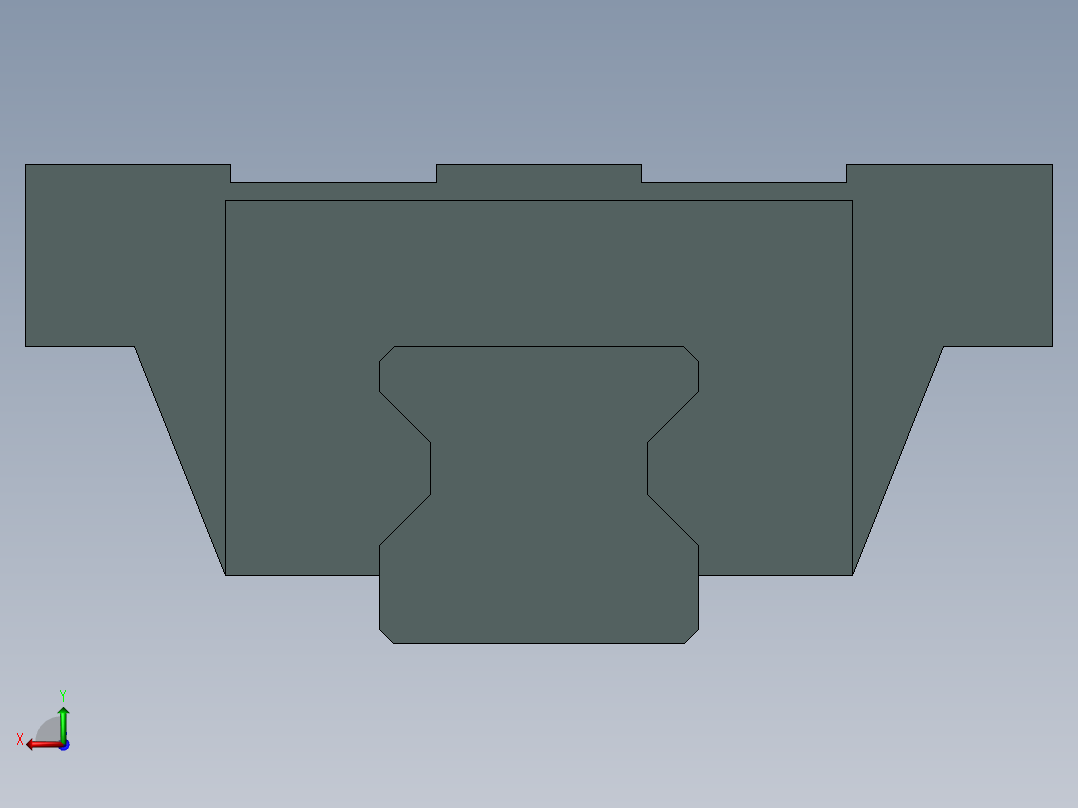 NKZT往复式提升机后视图