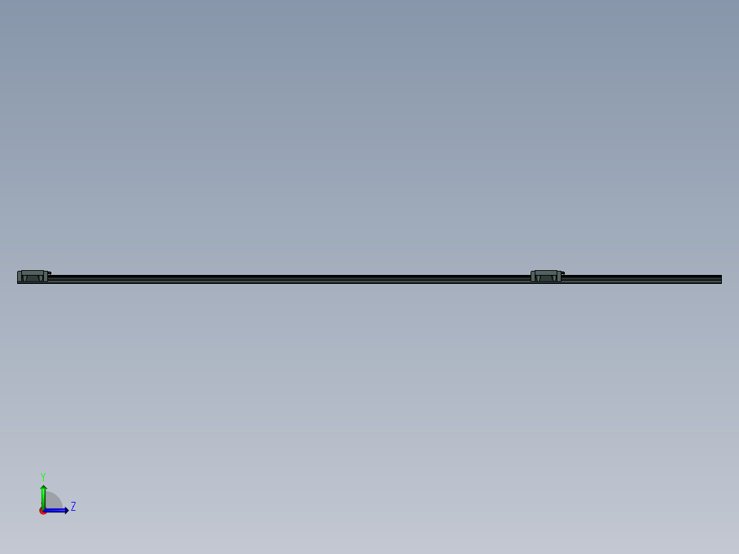 NKZT往复式提升机左视图