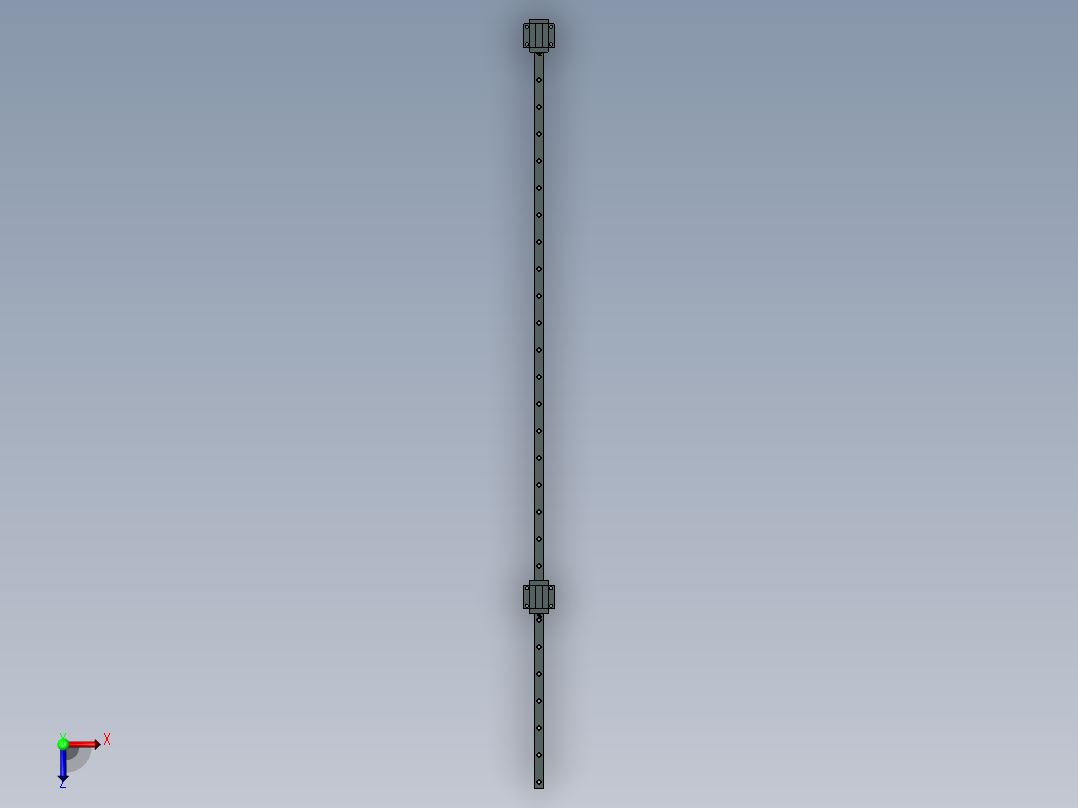 NKZT往复式提升机俯视图